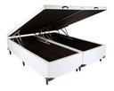 Ver imagem 6 de Cama Box Baú Queen com Blindagem Fabricação Própria Blindada - Corino - Preto