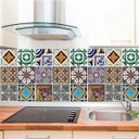 Ver imagem 1 de Papel de Parede Auto Adesivo Lavável Azulejo a0005