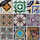 Ver imagem 2 de Papel de Parede Auto Adesivo Lavável Azulejo a0005