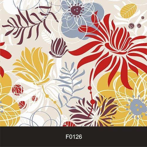 Papel de Parede Adesivo Lavável f0126 Floral Tropicalia - 2