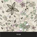 Ver imagem 2 de Papel de Parede Adesivo Lavável f0128 Floral Desenho Moderno