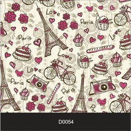 Papel de Parede Auto Adesivo Lavável Diversos d0054 Torre Eiffel - 2