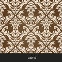 Ver imagem 2 de Papel de Parede Lavável Clássico Arabesco ca0142