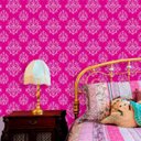 Ver imagem 1 de Papel de Parede Lavável Clássico Arabesco ca0079 Pink
