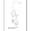 Ver imagem 4 de Torneira Cozinha Monocomando Metal Entrada P/ Filtro Me18 Doan