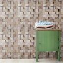 Ver imagem 1 de Papel de Parede Adesivo Madeira 0002 Cubos