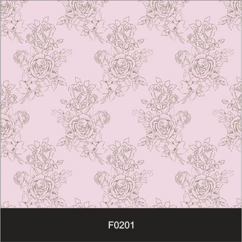 Papel de Parede Adesivo Lavável f0201 Floral Clássico Rosa - 2