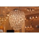Ver imagem 2 de Pendente Em Aço Cristal 23Cmøx28Cm 2Xe14 - Bella