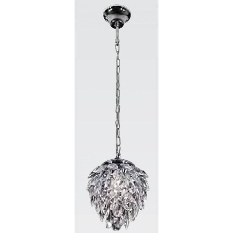 Pendente Em Aço Cristal 23Cmøx28Cm 2Xe14 - Bella
