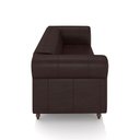 Ver imagem 6 de Sofá Living Sala de Estar Stanford Chesterfield 2 Lugares 200cm Pés de Madeira Couro Wine Vinho G58