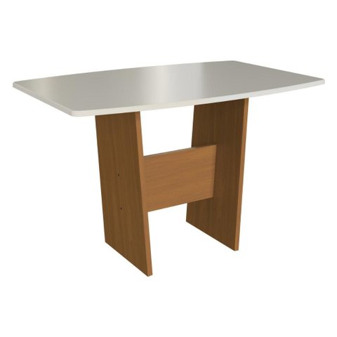Mesa de Jantar 137cm 6 Lugares Multimóveis Cr50214 Freijó/off White