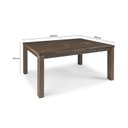 Ver imagem 3 de Mesa Rústica de Jantar 4 Lugares 120cm x 90cm - Expresso