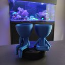 Ver imagem 4 de Kit 2 Vasos Sentados 15 Cm Suculentas Robert Plant Decoração Decorativo Azul Metálico
