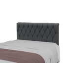 Ver imagem 1 de Cabeceira Viena Plus Casal 1400mm Suede Cinza - Simbal