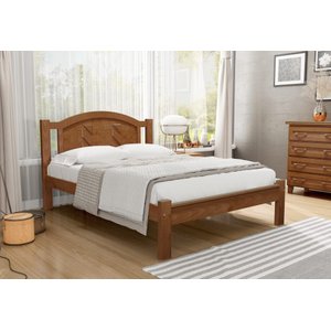 Cama Casal Resistente de Madeira - Grécia