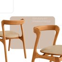 Ver imagem 4 de Conjunto com 2 Cadeiras Madeira Solaris - Moderna Mobilia