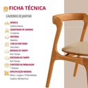 Ver imagem 2 de Conjunto com 2 Cadeiras Madeira Solaris - Moderna Mobilia