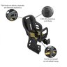 Cadeirinha Bicicleta Infantil Traseira Bagageiro Carona Bike:Preto - 2