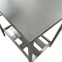 Ver imagem 4 de Mesa Aço Inox Profissional 120x70x90 cm Nortinox