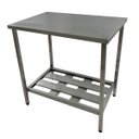Ver imagem 1 de Mesa Aço Inox Profissional 120x70x90 cm Nortinox