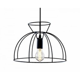 pendente MIRAGE 1xbulbo metal preto Mart 6599 - 1