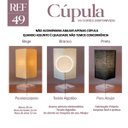 Ver imagem 2 de Cúpula Clássica de Abajur Luminária 23x13x13cm Tecido Algodão Soquete Importado Ref 49