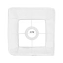 Ver imagem 4 de Cúpula de Abajur 23x13x13cm Tecido Algodão Soquete Importado Ref 49