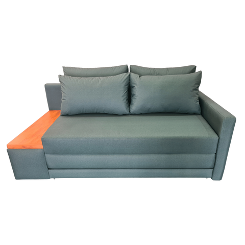 Sofá Cama | Tampo Lateral | Tecido Impermeável | 180cm | Floresta
