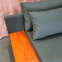 Ver mais imagens de Sofá Cama | Tampo Lateral | Tecido Impermeável | 180cm | Floresta