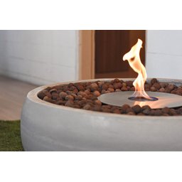 Lareira Ecológica Externa Cimento Queimador Inox 304 - Porak Bacia 100 cm - 8