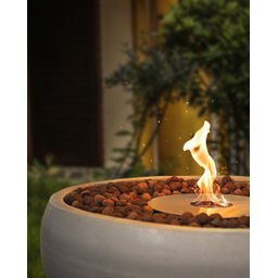 Lareira Ecológica Externa Cimento Queimador Inox 304 - Porak Bacia 100 cm - 1