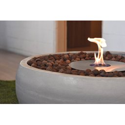 Lareira Ecológica Externa Cimento Queimador Inox 304 - Porak Bacia 100 cm - 9