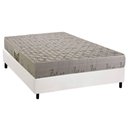 Ver imagem 1 de Cama Box Casal: Colchão Espuma D33 Herval Cannes + Base Crc Corano White (138x188)