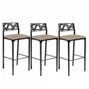 Ver imagem 1 de Kit 3 Banquetas Luiza Suede Bege