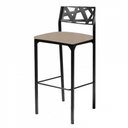 Ver imagem 3 de Kit 3 Banquetas Luiza Suede Bege