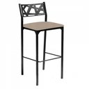 Ver imagem 2 de Kit 3 Banquetas Luiza Suede Bege