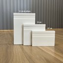 Ver imagem 2 de Rodape Poliestireno Frisado Branco 15cm X 1,5cm Br 2,40m - Frisado 15 Cm