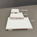 Ver imagem 3 de Rodape Poliestireno Frisado Branco 15cm X 1,5cm Br 2,40m - Frisado 15 Cm