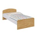 Ver imagem 4 de Cama Infantil 100% MDF Lola Espresso Móveis Marrom/Branco Brilho/Amêndoa