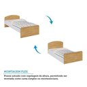 Ver imagem 5 de Cama Infantil 100% MDF Lola Espresso Móveis Marrom/Branco Brilho/Amêndoa