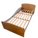 Ver imagem 2 de Cama Infantil 100% MDF Lola Espresso Móveis Marrom/Branco Brilho/Amêndoa