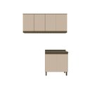 Ver imagem 7 de Lavanderia Modulada Lora 6 Portas 4 Prateleiras MDF 160cm Amadeirado Casa 812