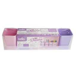 Kit com 5 Porta Objetos Doçura Rosa e Roxo - Dello - 3
