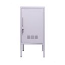 Ver imagem 4 de Armário de Aço Decorativo Multiuso C/ Chave Cinza