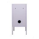 Ver imagem 6 de Armário de Aço Decorativo Multiuso C/ Chave Cinza