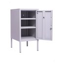 Ver imagem 3 de Armário de Aço Decorativo Multiuso C/ Chave Cinza