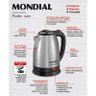 Ce-06 - Chaleira Elétrica Pratic Inox 220v - Mondial - 4