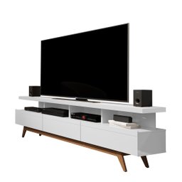 RACK VIVARE PARA SALA TV ATE 72 VIVARE WOOD 1.8:BRANCO - 1