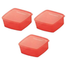 Tupperware Kit com 3 Potes Freezer Jeitosinho 400 Ml Cor Coral Tupperware Kit com 3 Potes Freezer Je - 1