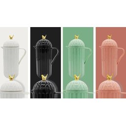 Garrafa Térmica Plástico Bird 1L Bon Gourmet Nude - 2